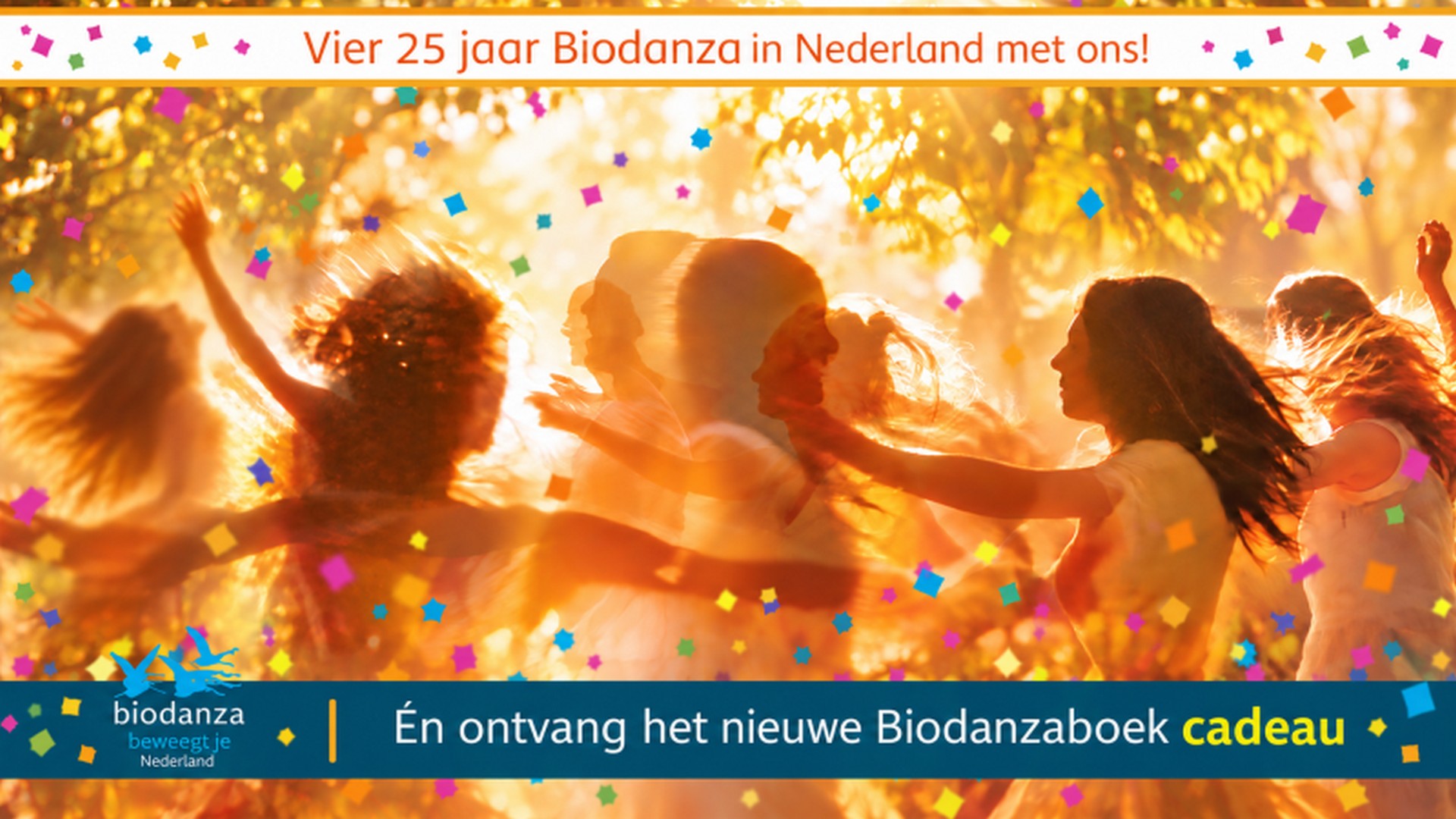 Vier 25 jaar Biodanza in Nederland met ons!