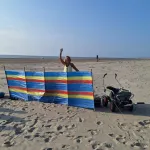 Biodanza, met je voeten in het zand en je haren in de wind