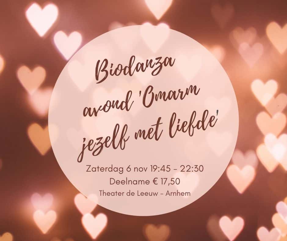 Verdiepingsavond ‘Omarm jezelf met liefde’