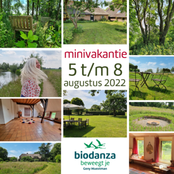biodanza minivakantie/ lang weekend in Cothen (Utrecht)
