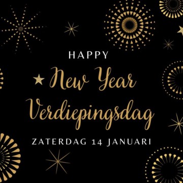 Happy New Year verdiepingsdag