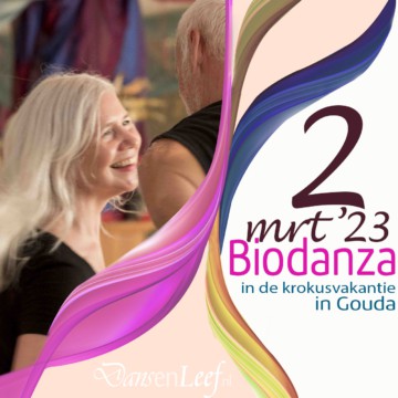‘Spring’ biodanza in de voorjaarsvakantie in Gouda met Geny