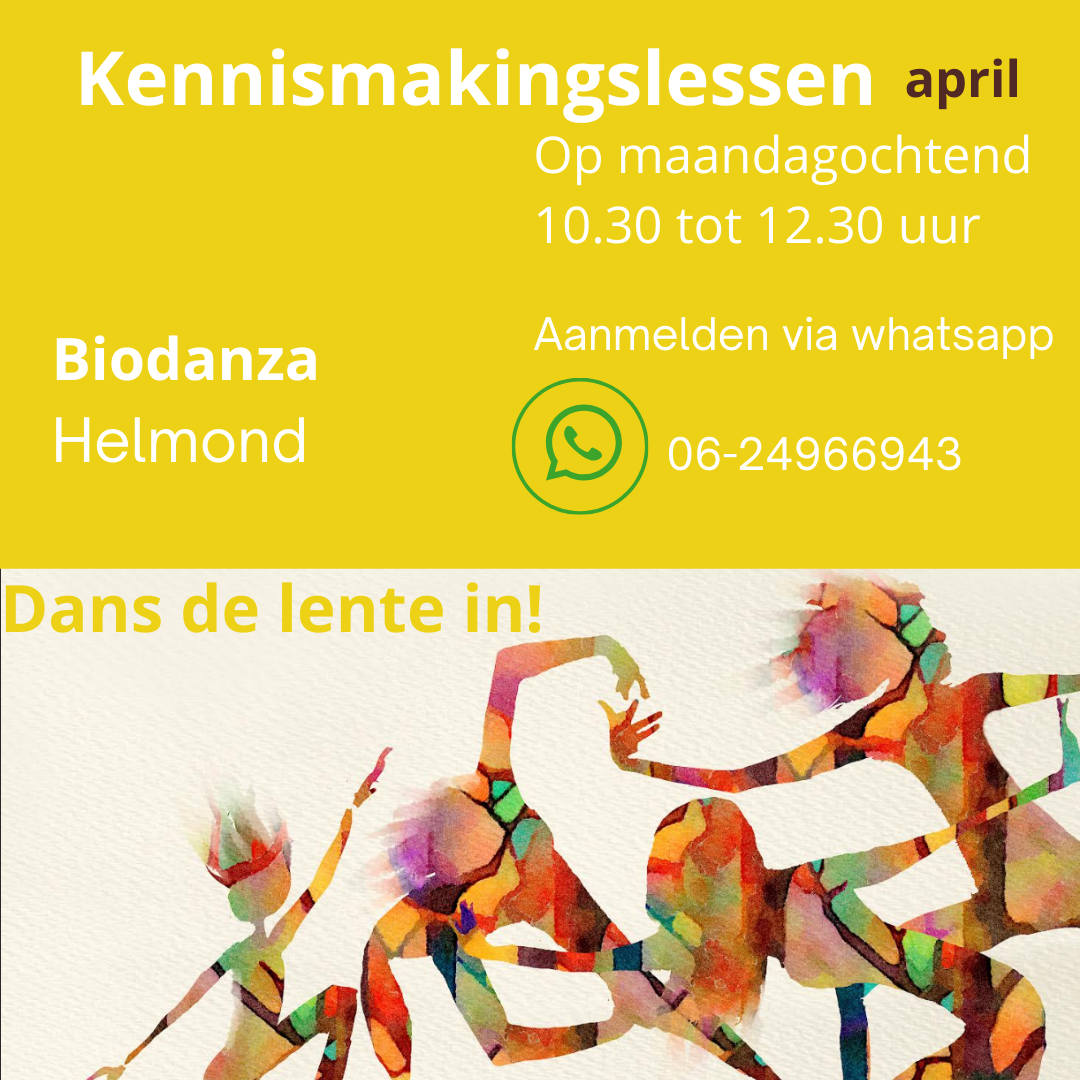 Begin de week met biodanza